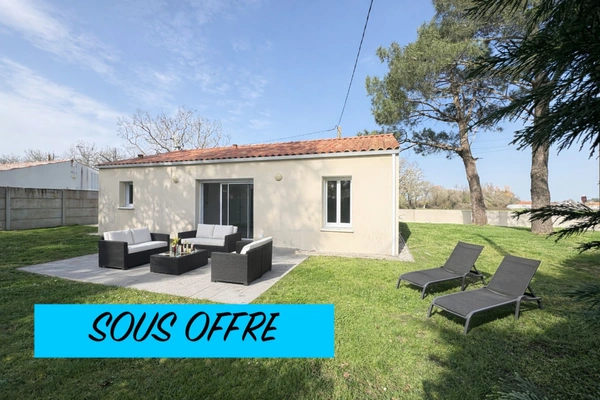 Maison à vendre 3 pièces Récente de PLAIN-PIED - Garage - Terrain clos SAINT HILAIRE DE RIEZ (85)