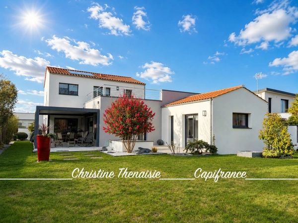 Maison contemporaine Beaux volumes - 5 chambres - Pergola - Garage SAINT GILLES CROIX DE VIE (85)