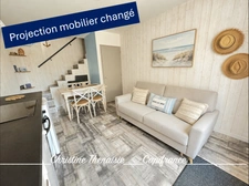 Appartement DUPLEX au coeur de Croix de Vie 2 pièces avec Terrasse et emplacement parking à 150 m. de la gare SAINT GILLES CROIX DE VIE (85)