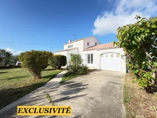 Maison à vendre 4 chambres dont 2 de plain-pied + 2 salles d'eau + 2 wc + Garage - Terrain piscinable SAINT HILAIRE DE RIEZ (85)