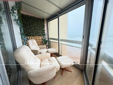 Appartement à vendre VUE MER - 2 chambres - 2 balcons fermés - Parking - Cave - Accès direct au remblai de la grande plage SAINT GILLES CROIX DE VIE (85)