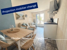 Appartement DUPLEX au coeur de Croix de Vie 2 pièces avec Terrasse et emplacement parking à 150 m. de la gare SAINT GILLES CROIX DE VIE (85)