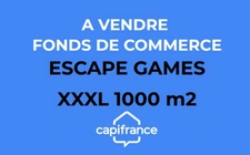GARD (30) NIMES (30000) Fonds de commerce à vendre salle de 1000 m2 espace de LOISIR, ESCAPE GAME, BAR, BILLARD. 