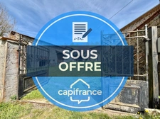 MAISON MITOYENNE ENTIÈREMENT À RÉNOVER DE 115 M2, TERRAIN DE 2 673 M2, 3 CHAMBRES, 220 M2 DE DÉPENDANCES, GROS TRAVAUX À PRÉVOIR, SOURCE, TF 241€