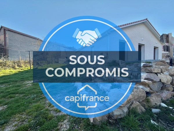 MAISON DE PLAIN-PIED DE 90 M2, TERRAIN 1000 M2, 3 CHAMBRES, GARAGE, CONSTRUCTION 2024, CLIM RÉVERSIBLE, DOUBLE VITRAGE PVC + VOLETS ROULANTS ÉLECTRIQUES, TOUT-À-L'ÉGOUT, FIBRE OPTIQUE, CELLIER
