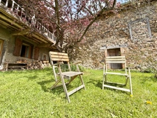MAISON MITOYENNE ENTIÈREMENT À RÉNOVER DE 115 M2, TERRAIN DE 2 673 M2, 3 CHAMBRES, 220 M2 DE DÉPENDANCES, GROS TRAVAUX À PRÉVOIR, SOURCE, TF 241€