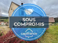 MAISON 75 M2, 3 CHAMBRES, 568 M2 DE TERRAIN CLOS, GARAGE, CAVE, ATELIER, DOUBLE VITRAGE PVC ET VOLETS ALU DE 2015, CHARPENTE/COUVERTURE OK, TF 743€