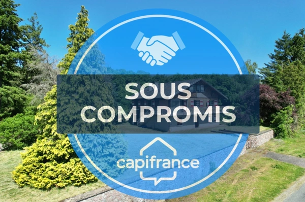 CHALET DE 220 M2, TERRAIN DE 2 668 M2, 4 CHAMBRES, COMBLES AMÉNAGEABLES DE 96 M2, VÉRANDA, VUE PANORAMIQUE, 125 M2 DE SOUS-SOL, GARAGE INDÉPENDANT DE 40 M2, TRAVAUX À PRÉVOIR