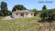Maison plain pied - Cadre idyllique, nature préservée et potentiel rare à  MONTIGNAC DE LAUZUN (47)