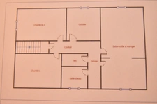 Maison à vendre 4 pièces SEGRE (49) Deux chambres, possible Trois -  Sous-sol - Terrain 576 m² 