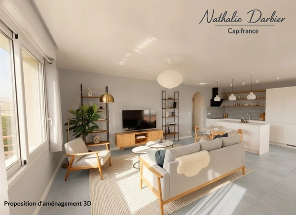 Appartement T4 rénové - Résidence San Filippo - Neyron le Haut -