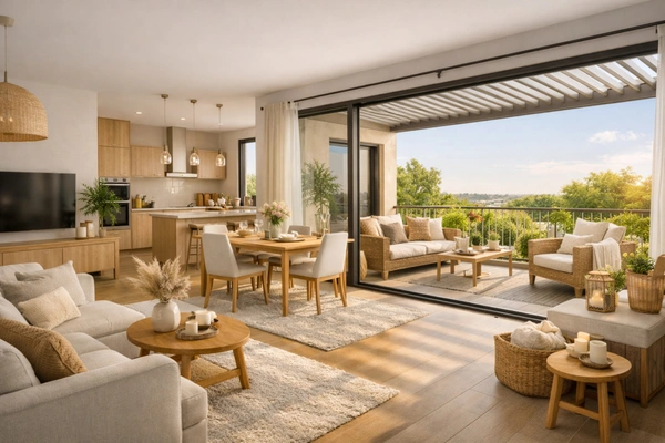 Appartement T3 - 63,24m²- Élégance, lumière et confort contemporain