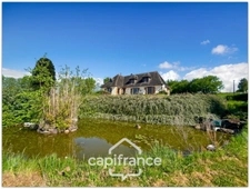 Pavillon de 126 m² avec terrain de 5 240,00 m² , sous-sol complet.