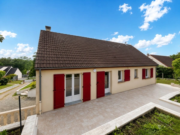 Aux portes du Mans, pavillon sur sous-sol de 100 m² avec 3 chambres sur terrain de 2 226 m²