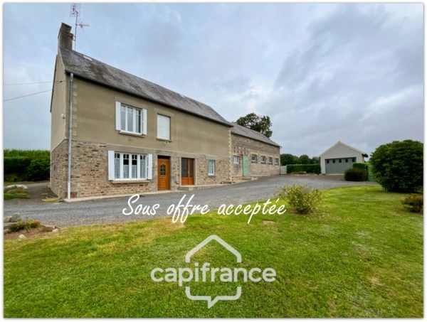 Maison de 71 m², garage, dépendances , terrain de 3640m²