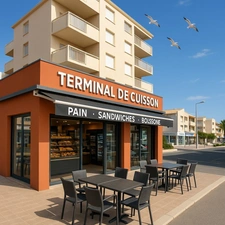 Point chaud-Terminal de cuisson à 250 mètres de la plage / CA HT : 330 000 € / EBE : 150 000 € ! Sur station balnéaire de l'Aude (11)