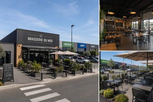 Brasserie du midi – Belle rentabilité et qualité de vie exceptionnelle – 700 000 € de CA HT / 170 000 € d'EBE – Hérault (34)