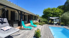 MAISON RÉNOVÉE MIOS | Piscine chauffée + Véranda + Locatif fonctionnel | DPE C