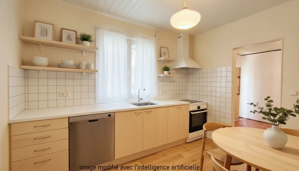 Maison de 76.83 m² - 3 chambres avec véranda et garage de 15,83m² – Terrain de 782 m² – DPE D