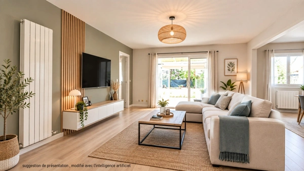 Maison de 76.83 m² - 3 chambres avec véranda et garage de 15,83m² – Terrain de 782 m² – DPE D
