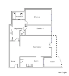 Appartement à vendre 3 pièces COURBEVOIE (92)