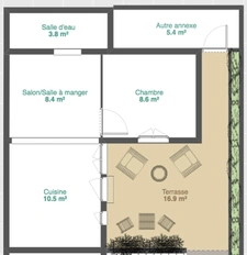 Maison à vendre 2 pièces CLAMART (92)