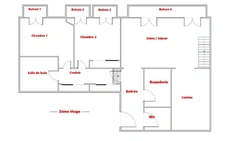 Appartement T4 en DUPLEX