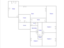 GARGAS – MAISON DE PLAIN-PIED AVEC PISCINE, 3 CHAMBRES ET TERRAIN DE 965 M²