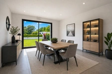 ERGUE-GABERIC (29) - Maison 8 pièces - 160 m² Habitables - 1070 m² de terrain - 5 chambres - Garage - Car-port - Lumineuse - Excellente performance énergétique 