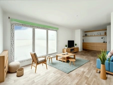 EXCLUSIVITE SAINT-NAZAIRE NOUVEAU EN LEASING - Appartement à vendre 3 pièces SAINT NAZAIRE (44) - GRANDE TERRASSE - LUMINEUX - 2 CHAMBRES 72M2