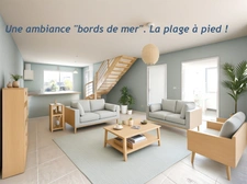 SAINT MARC SUR MER - PLAGE A PIED - MAISON LOFT 3 CHAMBRES - GARAGE & PARKING - LIVRAISON PRINTEMPS