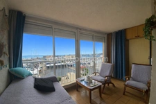 Studio cabine vue sur mer vieux port LE CAP D'AGDE (34)