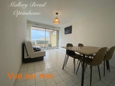 Appartement T2 37m2 vue sur mer