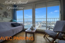 Studio cabine vue sur mer vieux port LE CAP D'AGDE (34)