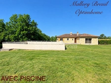 Maison de caractère 5 pièces avec jardin, piscine et garage à DOUZAINS (47330)