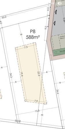 Terrain viabilisé de 588 m² à vendre  DOURDAN (91)