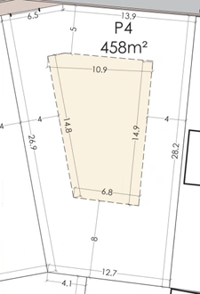Terrain viabilisé de 458 m² à vendre  DOURDAN (91)