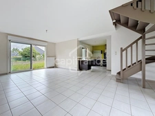 Maison 88 m2, 3 chambres, garage et jardin