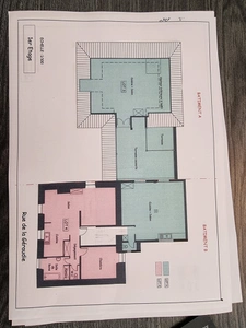 Building for sale in Corrèze (19): commercial premises and 3 apartments + covered parking