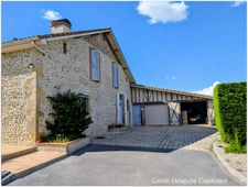 Ancien presbytère rénové – 232 m² – 4 chambres – Dépendances – Terrain de 2 959 m², Saint-Agnet (5 min Garlin / 10 min Aire-sur-l’Adour)