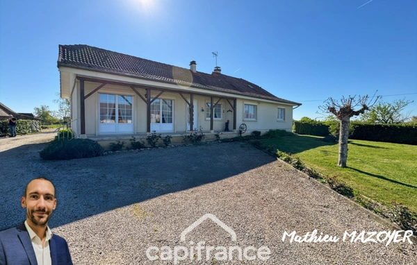 Maison de plain-pied 113 m² - 4 chambres avec fort potentiel à Tronchy
