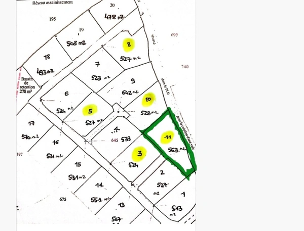 Dpt Corse (20), à vendre CALENZANA terrain 517 M²