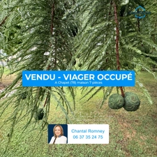 VIAGER OCCUPÉ - A vendre Maison 7 pièces à CHAPET (78)