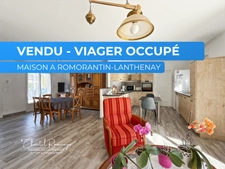 Maison à vendre  viager occupé 4 pièces ROMORANTIN LANTHENAY (41)