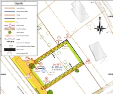 Terrain Constructible et Viabilisé de 1 053,00 m² à vendre proche de FRONTON (31)