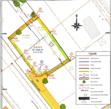 Terrain Constructible et Viabilisé de 1 643,00 m² à vendre proche de FRONTON (31)