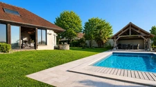 SAINT SIMEON - Longère de 11 pièces avec 2 piscines et 6 chambres sur 8700 m²
