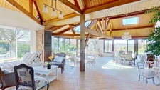 SAINT SIMEON - Longère de 11 pièces avec 2 piscines et 6 chambres sur 8700 m²