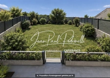  YSSINGEAUX Centre-ville – Appartement 3 pièces contemporain avec 2 terrasses, terrain, garage et parking en sous-sol