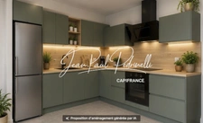 YSSINGEAUX Centre-ville - T1 contemporain avec terrasse, terrain et 2 parking en sous-sol